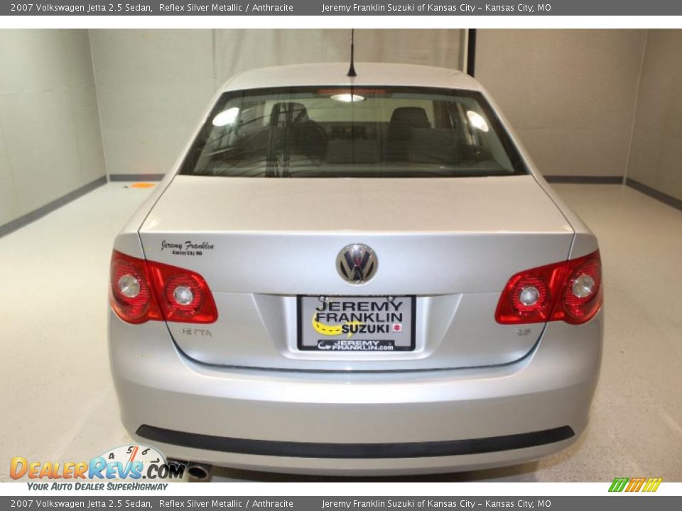 2007 Volkswagen Jetta 2.5 Sedan Reflex Silver Metallic / Anthracite Photo #5