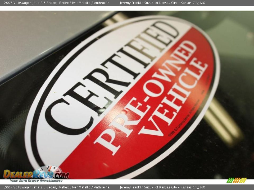 2007 Volkswagen Jetta 2.5 Sedan Reflex Silver Metallic / Anthracite Photo #34