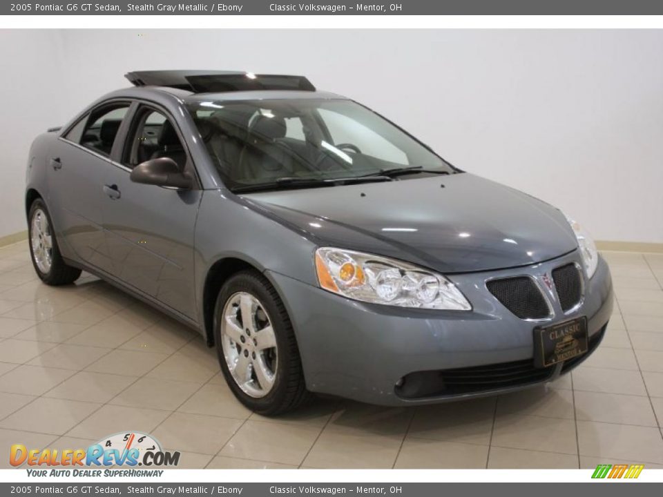 2005 Pontiac G6 GT Sedan Stealth Gray Metallic / Ebony Photo #1