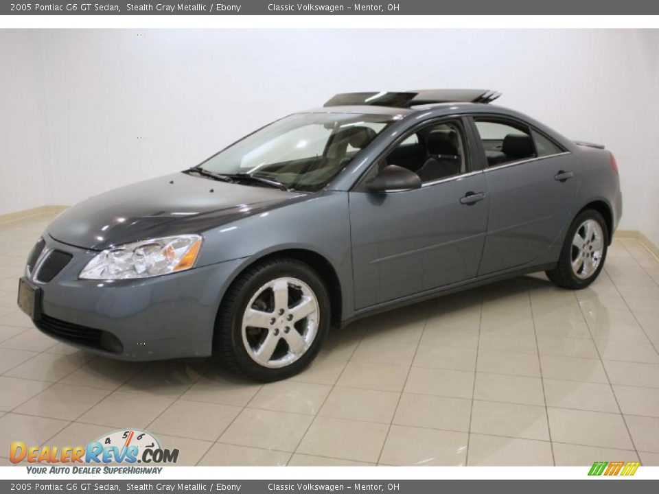 2005 Pontiac G6 GT Sedan Stealth Gray Metallic / Ebony Photo #3