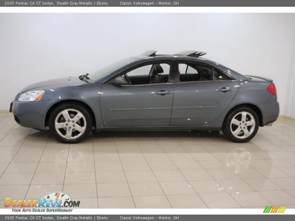 2005 Pontiac G6 GT Sedan Stealth Gray Metallic / Ebony Photo #4