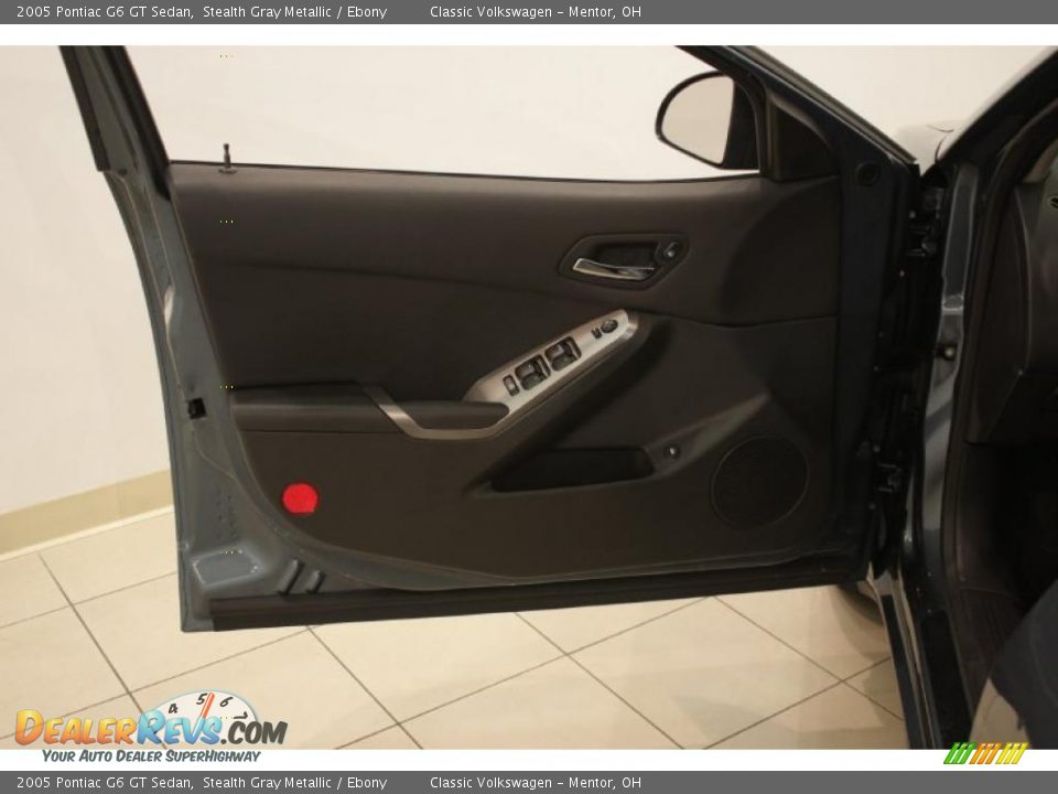 2005 Pontiac G6 GT Sedan Stealth Gray Metallic / Ebony Photo #8