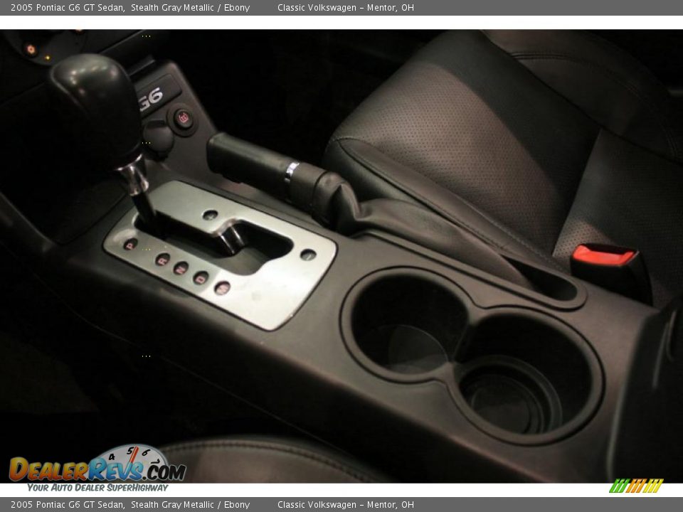 2005 Pontiac G6 GT Sedan Stealth Gray Metallic / Ebony Photo #14
