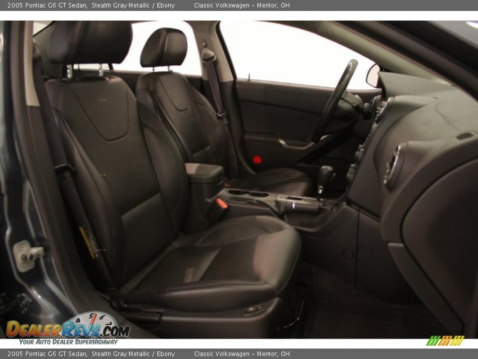 2005 Pontiac G6 GT Sedan Stealth Gray Metallic / Ebony Photo #15