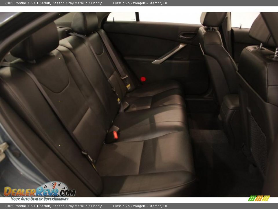 2005 Pontiac G6 GT Sedan Stealth Gray Metallic / Ebony Photo #16