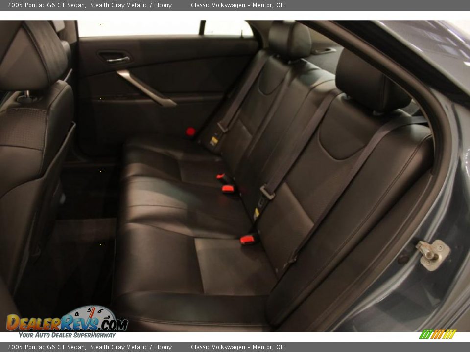 2005 Pontiac G6 GT Sedan Stealth Gray Metallic / Ebony Photo #17
