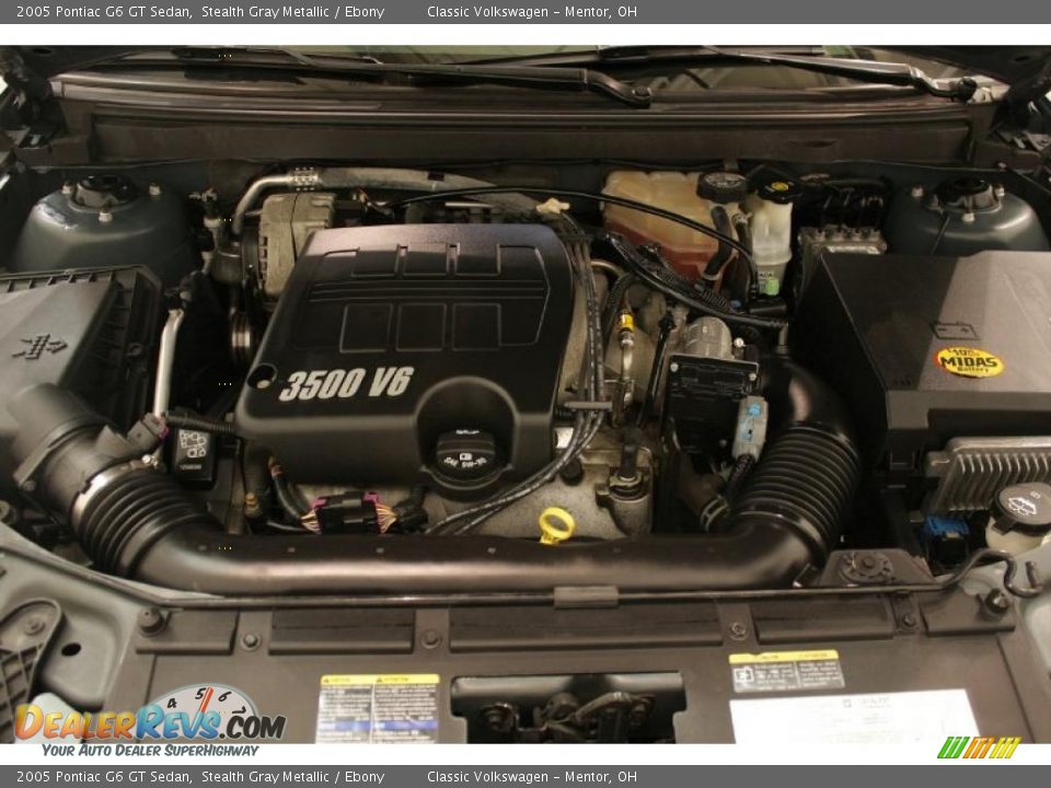 2005 Pontiac G6 GT Sedan Stealth Gray Metallic / Ebony Photo #20
