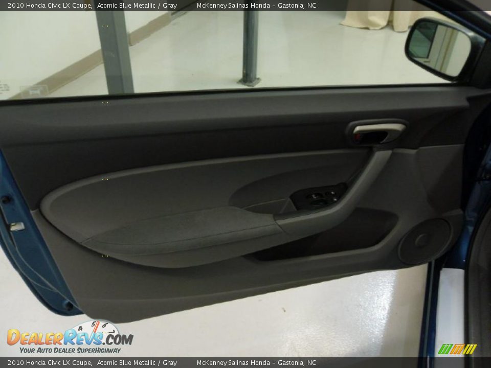 2010 Honda Civic LX Coupe Atomic Blue Metallic / Gray Photo #11