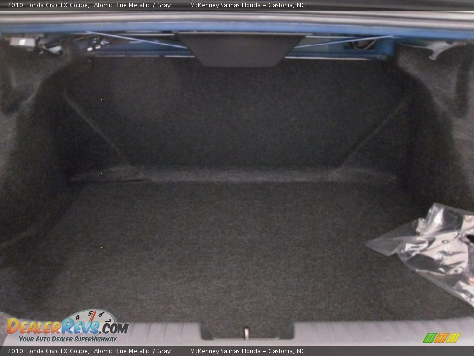 2010 Honda Civic LX Coupe Atomic Blue Metallic / Gray Photo #14