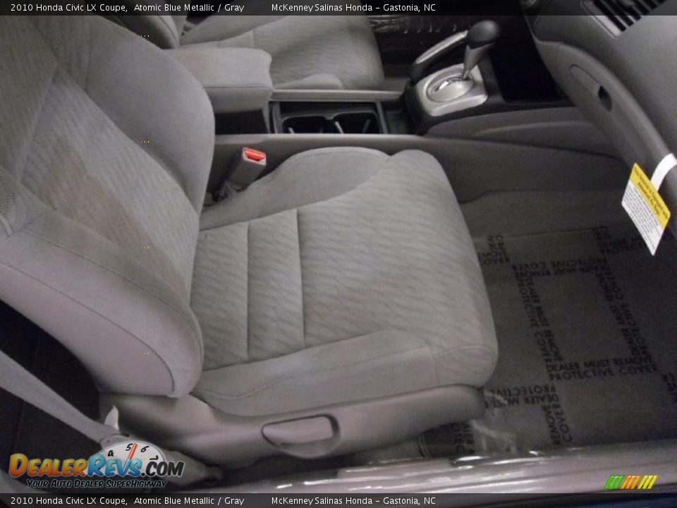 2010 Honda Civic LX Coupe Atomic Blue Metallic / Gray Photo #18