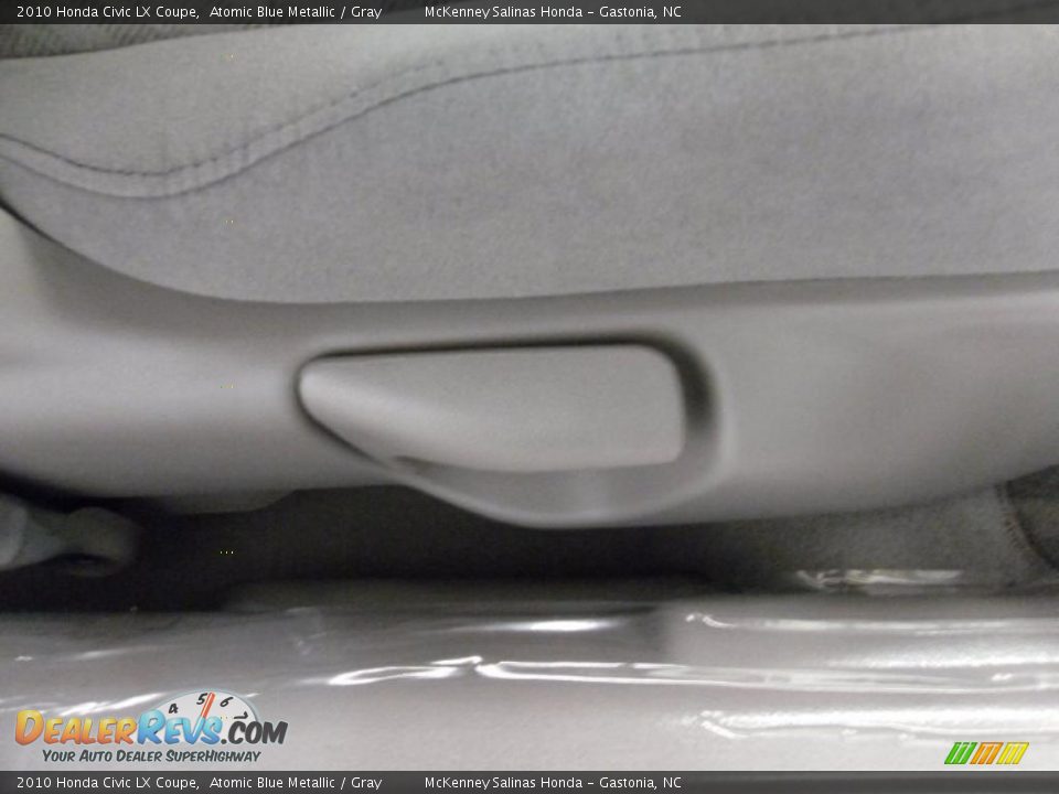 2010 Honda Civic LX Coupe Atomic Blue Metallic / Gray Photo #19