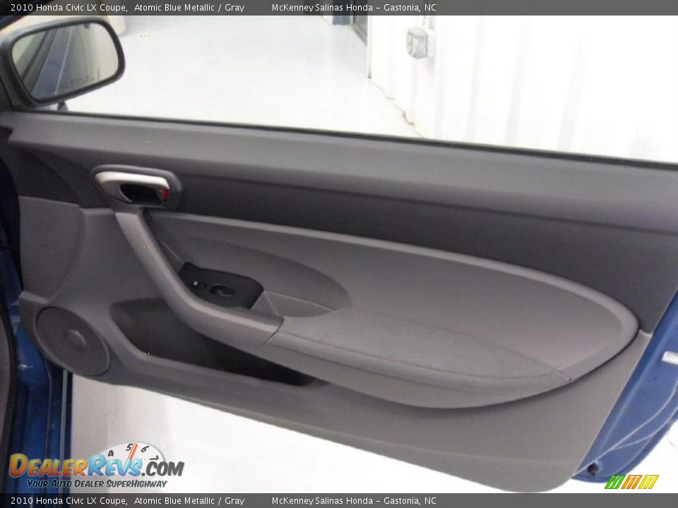 2010 Honda Civic LX Coupe Atomic Blue Metallic / Gray Photo #20
