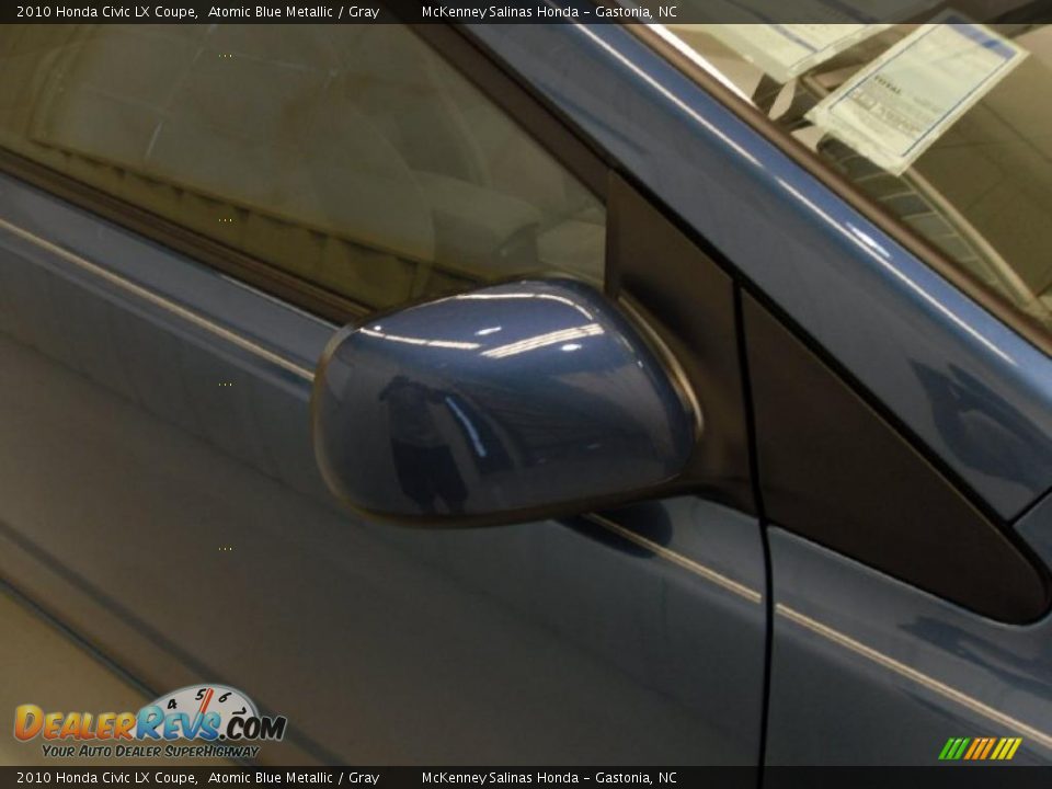 2010 Honda Civic LX Coupe Atomic Blue Metallic / Gray Photo #26