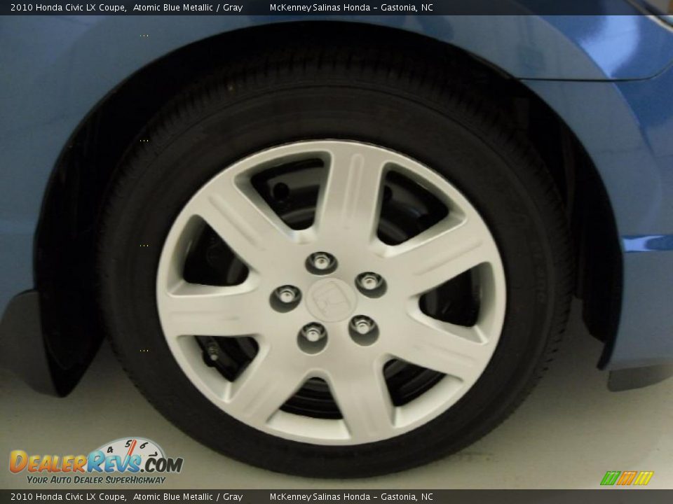 2010 Honda Civic LX Coupe Atomic Blue Metallic / Gray Photo #27
