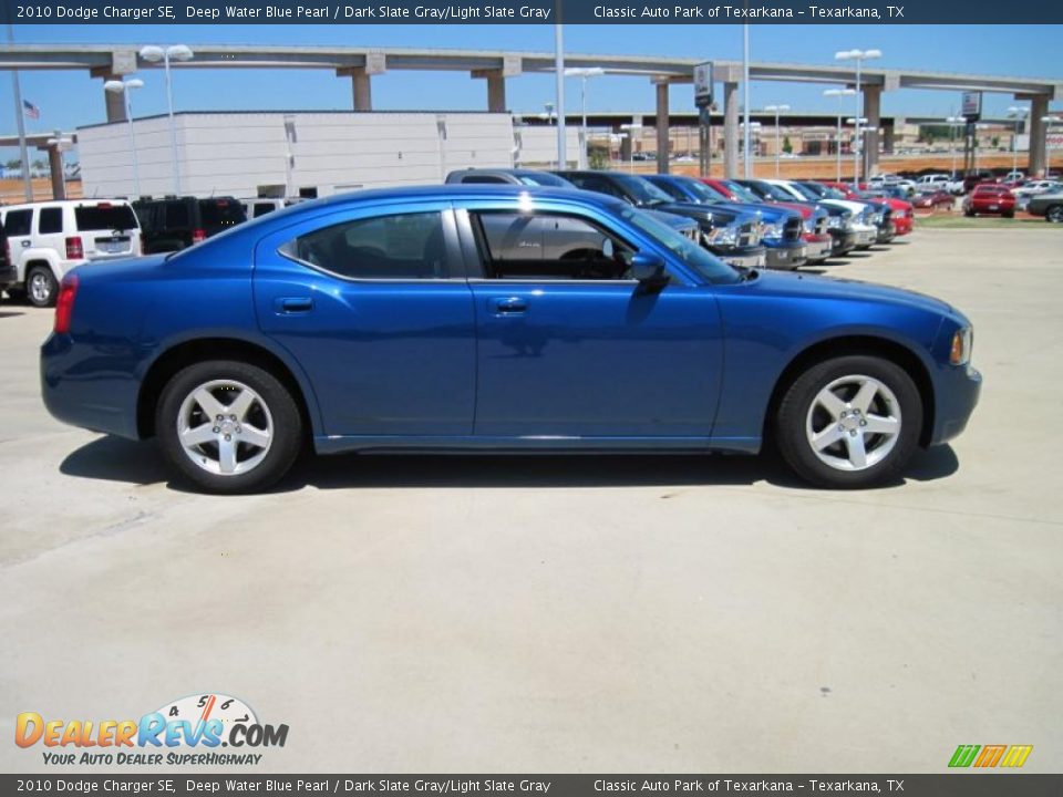 2010 Dodge Charger SE Deep Water Blue Pearl / Dark Slate Gray/Light Slate Gray Photo #4