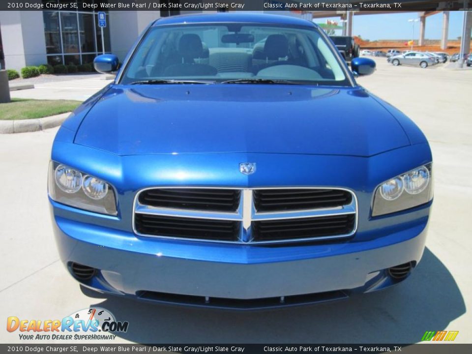 2010 Dodge Charger SE Deep Water Blue Pearl / Dark Slate Gray/Light Slate Gray Photo #5