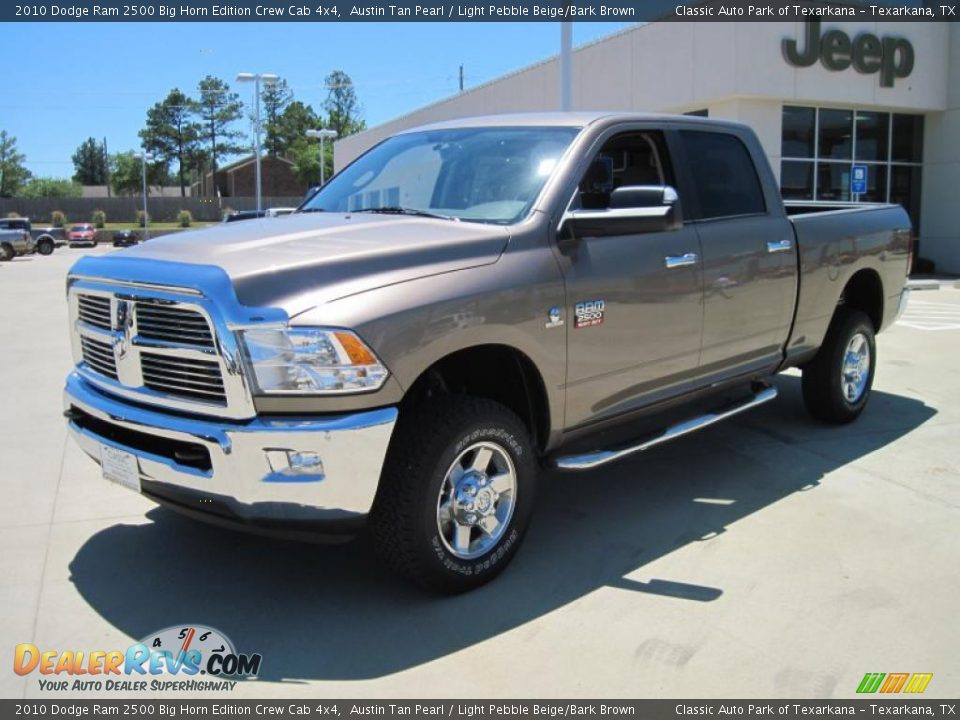 2010 Dodge Ram 2500 Big Horn Edition Crew Cab 4x4 Austin Tan Pearl / Light Pebble Beige/Bark Brown Photo #1