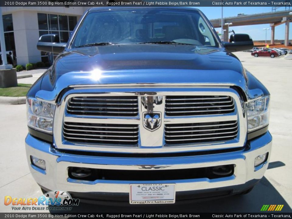 2010 Dodge Ram 3500 Big Horn Edition Crew Cab 4x4 Rugged Brown Pearl / Light Pebble Beige/Bark Brown Photo #5