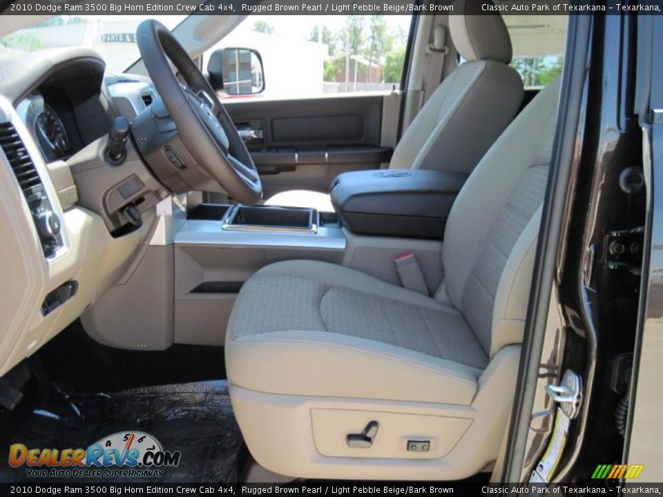 2010 Dodge Ram 3500 Big Horn Edition Crew Cab 4x4 Rugged Brown Pearl / Light Pebble Beige/Bark Brown Photo #7