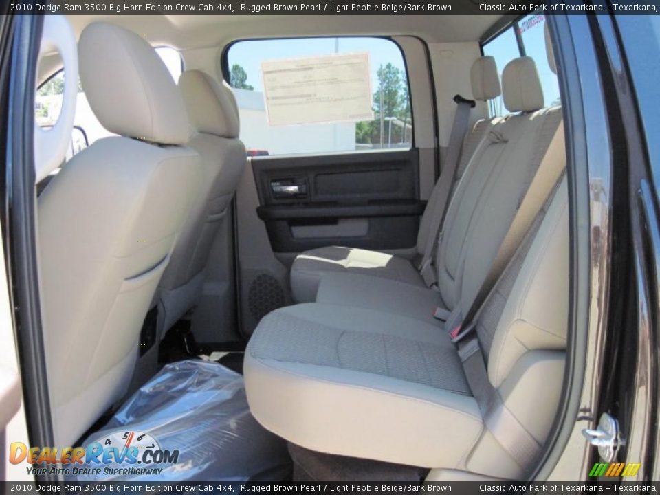 2010 Dodge Ram 3500 Big Horn Edition Crew Cab 4x4 Rugged Brown Pearl / Light Pebble Beige/Bark Brown Photo #8