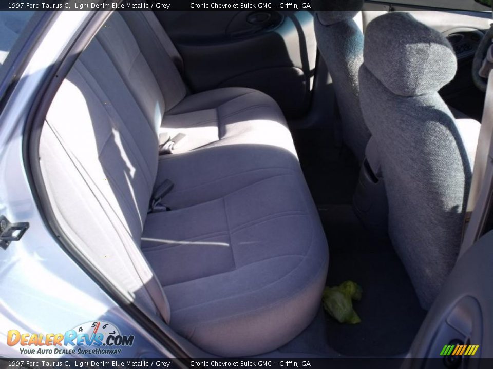 1997 Ford Taurus G Light Denim Blue Metallic / Grey Photo #12