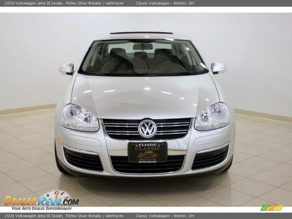 2009 Volkswagen Jetta SE Sedan Reflex Silver Metallic / Anthracite Photo #2