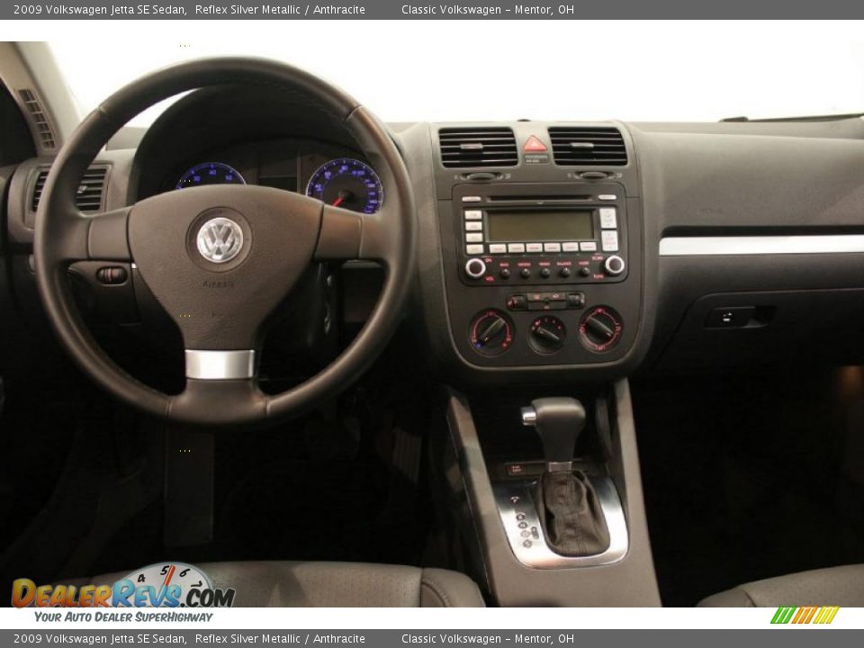 2009 Volkswagen Jetta SE Sedan Reflex Silver Metallic / Anthracite Photo #20