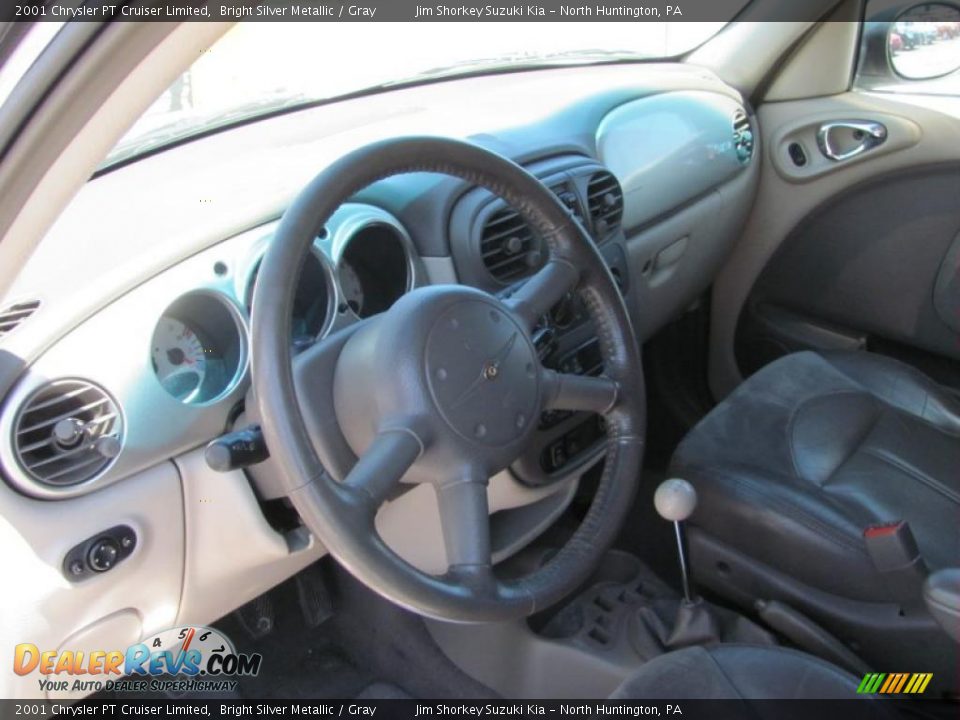 2001 Chrysler PT Cruiser Limited Bright Silver Metallic / Gray Photo #10