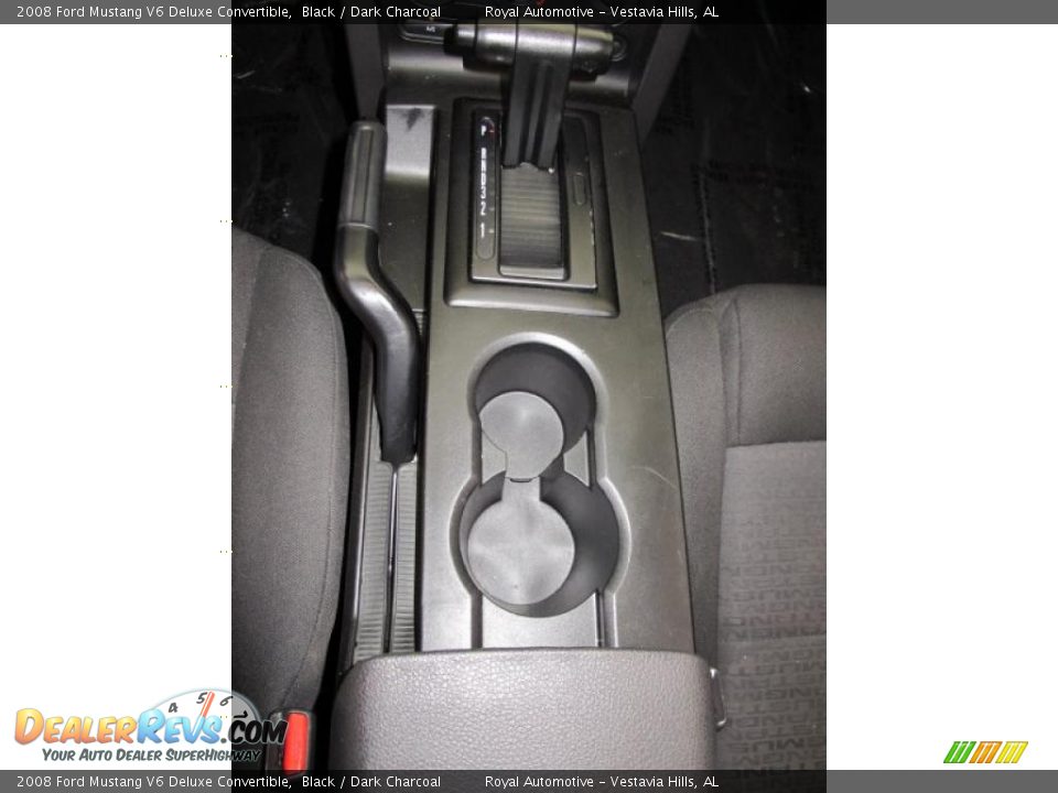 2008 Ford Mustang V6 Deluxe Convertible Black / Dark Charcoal Photo #17