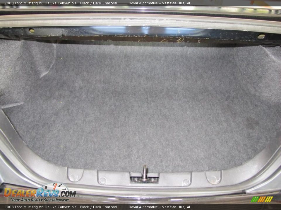 2008 Ford Mustang V6 Deluxe Convertible Black / Dark Charcoal Photo #19
