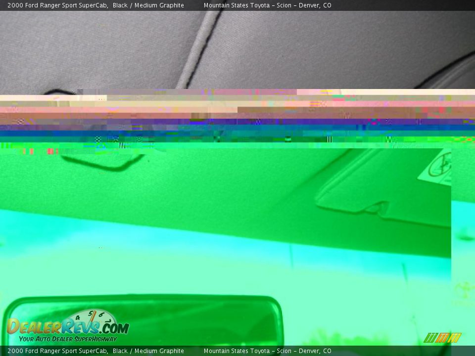 2000 Ford Ranger Sport SuperCab Black / Medium Graphite Photo #18