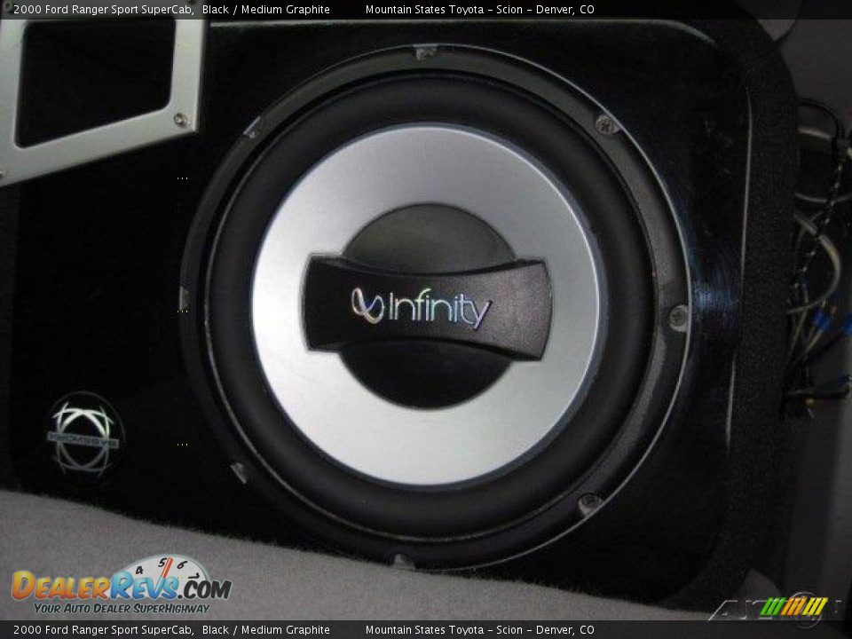 2000 Ford Ranger Sport SuperCab Black / Medium Graphite Photo #20