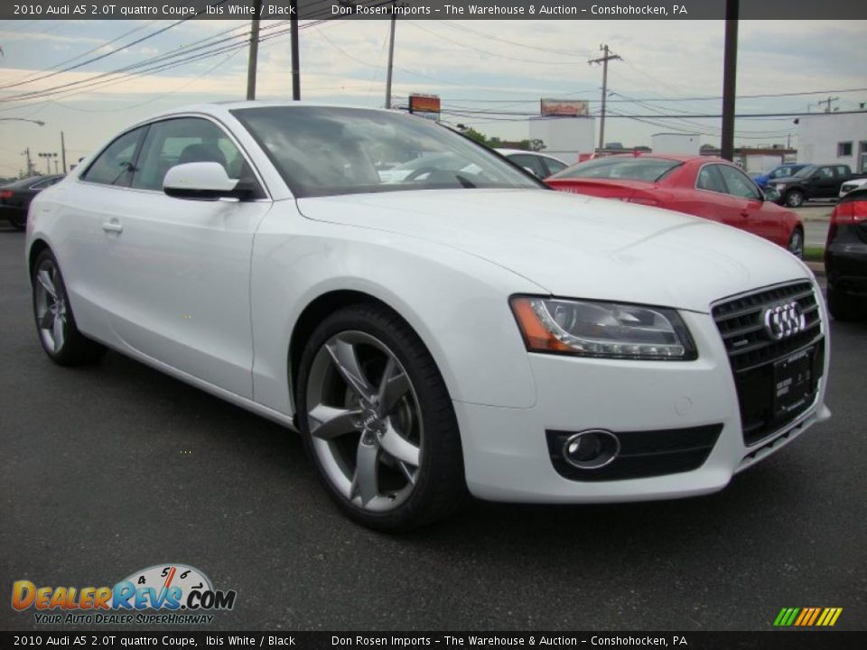 2010 Audi A5 2.0T quattro Coupe Ibis White / Black Photo #5