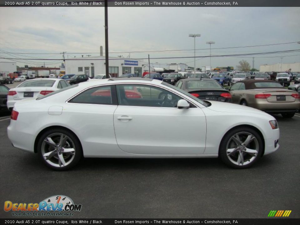2010 Audi A5 2.0T quattro Coupe Ibis White / Black Photo #6