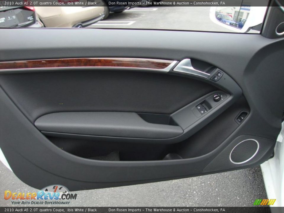 2010 Audi A5 2.0T quattro Coupe Ibis White / Black Photo #13