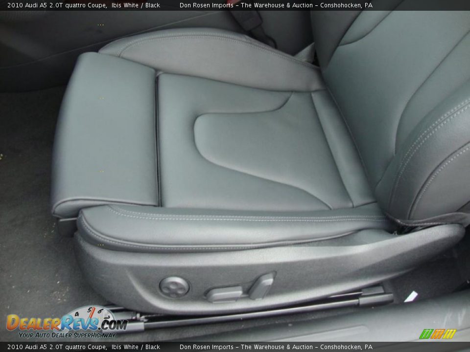 2010 Audi A5 2.0T quattro Coupe Ibis White / Black Photo #15