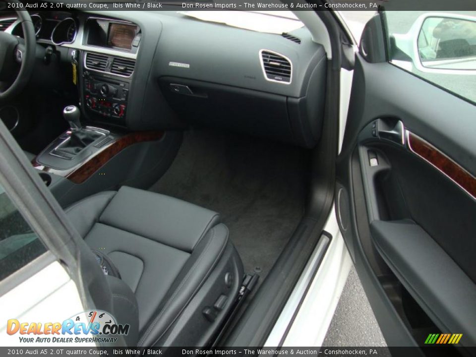 2010 Audi A5 2.0T quattro Coupe Ibis White / Black Photo #17