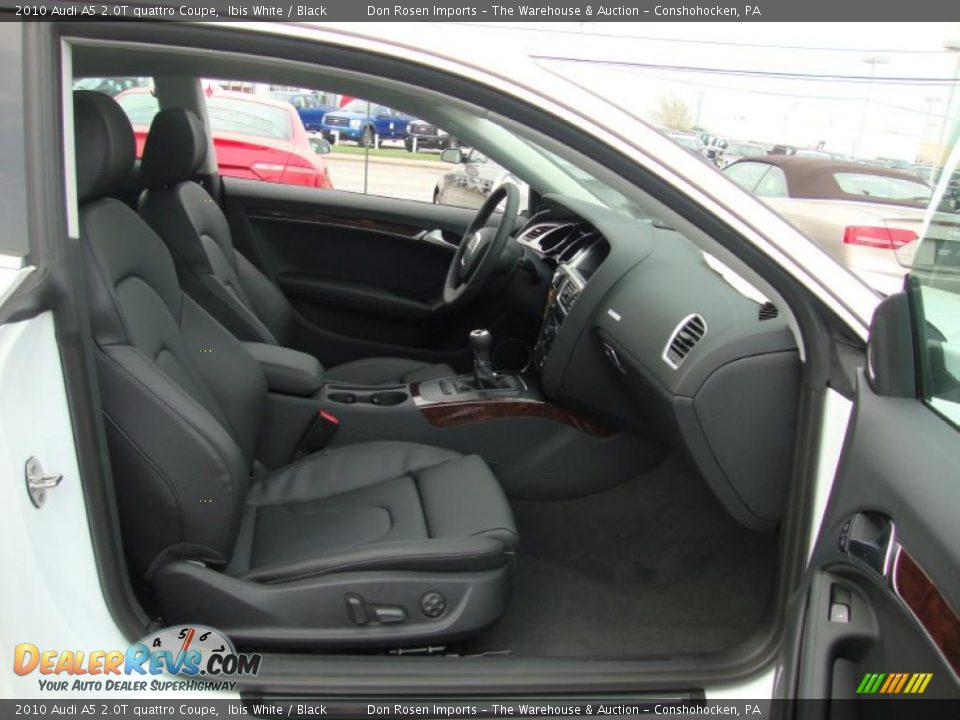 2010 Audi A5 2.0T quattro Coupe Ibis White / Black Photo #19