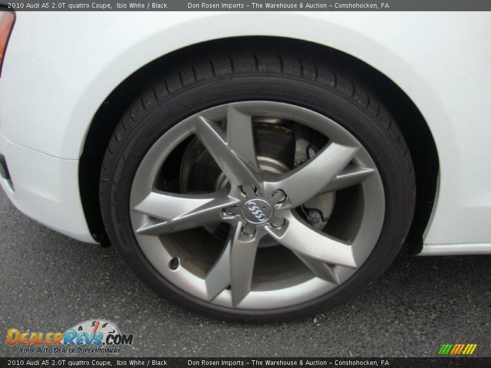 2010 Audi A5 2.0T quattro Coupe Ibis White / Black Photo #25