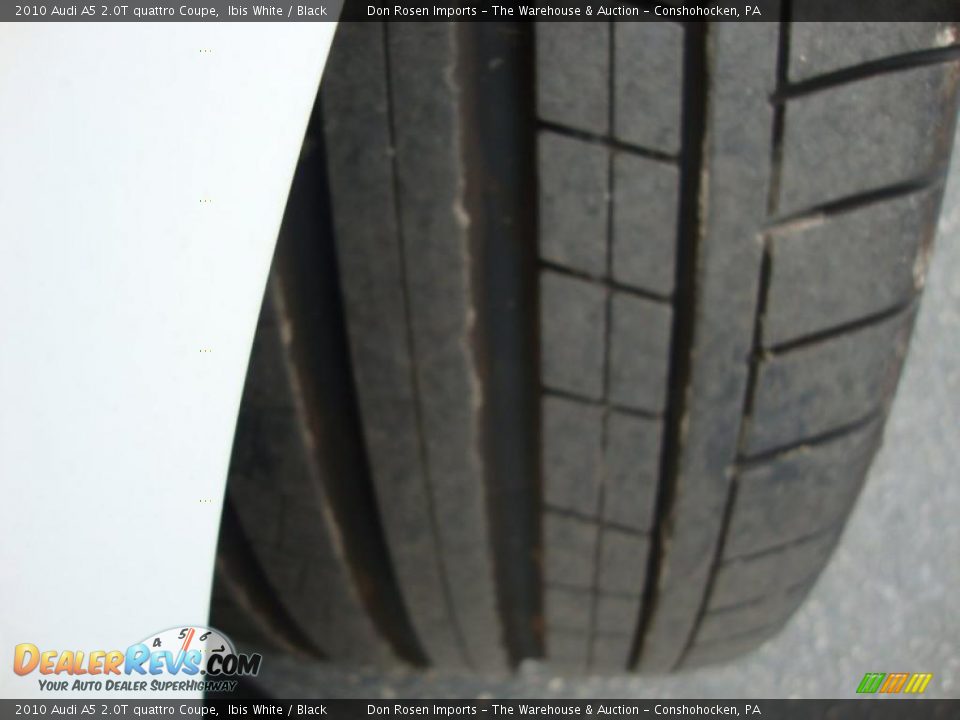 2010 Audi A5 2.0T quattro Coupe Ibis White / Black Photo #26