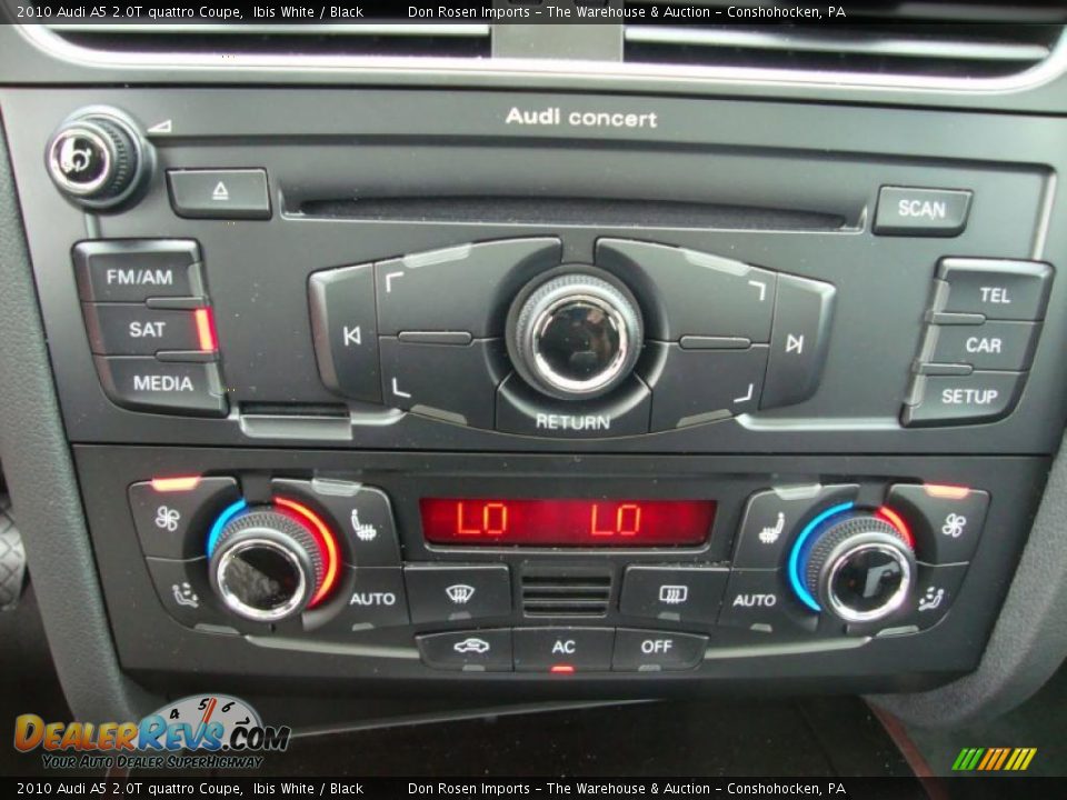 2010 Audi A5 2.0T quattro Coupe Ibis White / Black Photo #30
