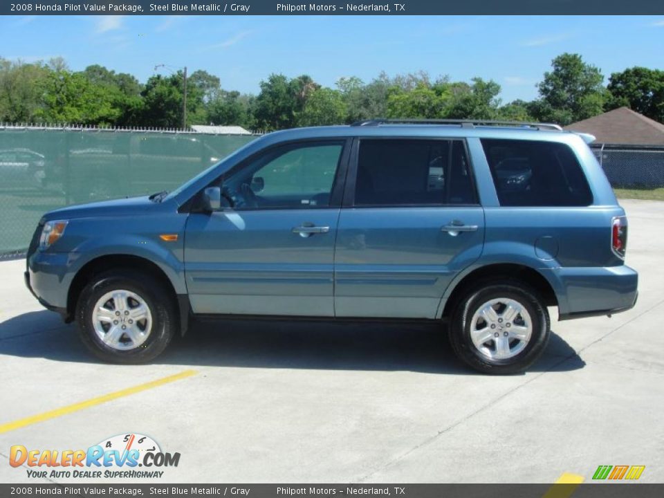 Steel blue metallic honda pilot #3