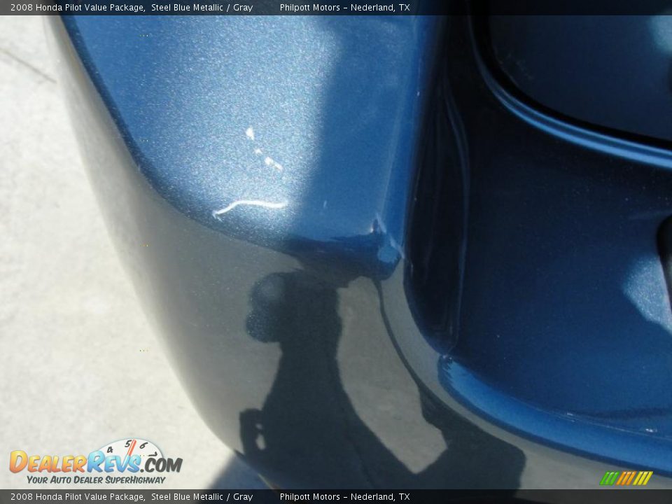 2008 Honda Pilot Value Package Steel Blue Metallic / Gray Photo #20