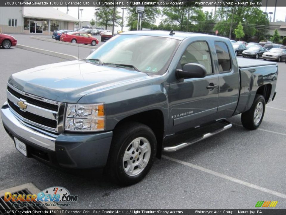 2008 Chevrolet Silverado 1500 LT Extended Cab Blue Granite Metallic / Light Titanium/Ebony Accents Photo #3