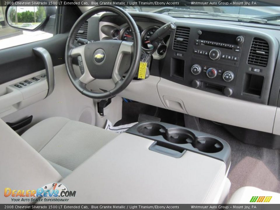 2008 Chevrolet Silverado 1500 LT Extended Cab Blue Granite Metallic / Light Titanium/Ebony Accents Photo #7