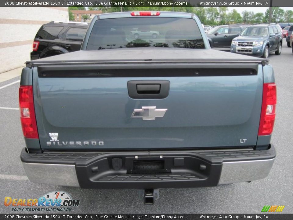 2008 Chevrolet Silverado 1500 LT Extended Cab Blue Granite Metallic / Light Titanium/Ebony Accents Photo #8