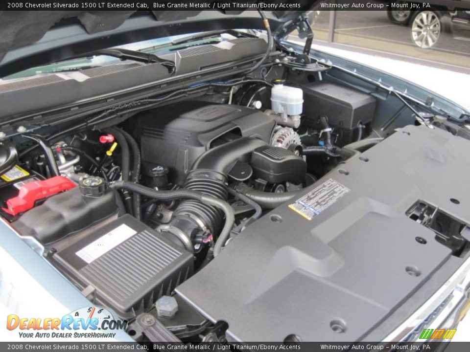 2008 Chevrolet Silverado 1500 LT Extended Cab Blue Granite Metallic / Light Titanium/Ebony Accents Photo #9