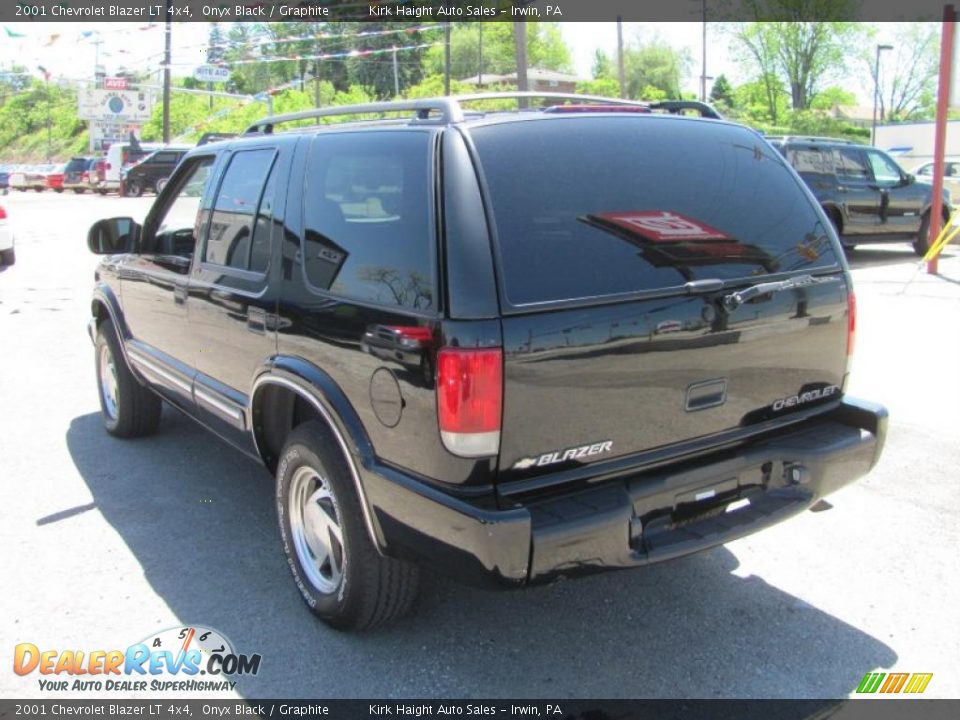 2001 Chevrolet Blazer LT 4x4 Onyx Black / Graphite Photo #3