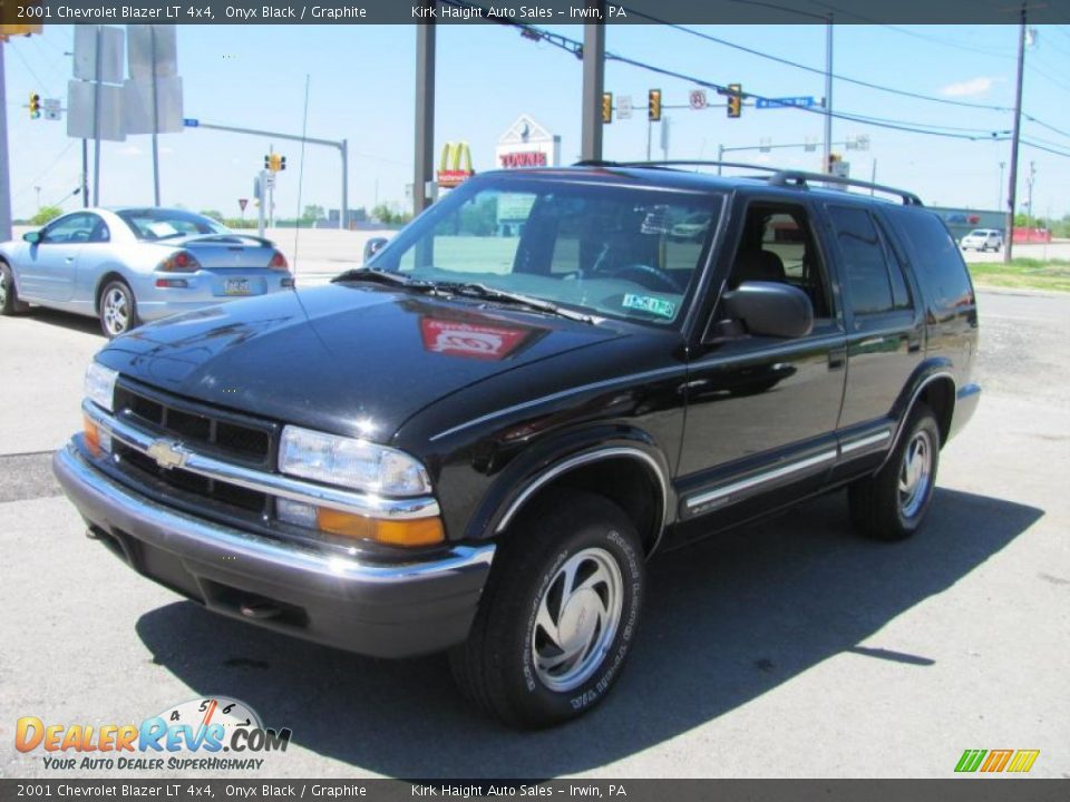 2001 Chevrolet Blazer LT 4x4 Onyx Black / Graphite Photo #5