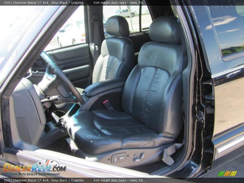 2001 Chevrolet Blazer LT 4x4 Onyx Black / Graphite Photo #7